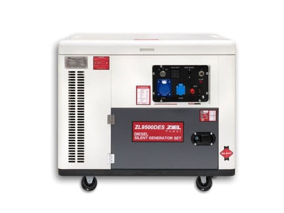 Дизелов монофазен генератор Ziel KM9500DES 7kW / 7.5kW 