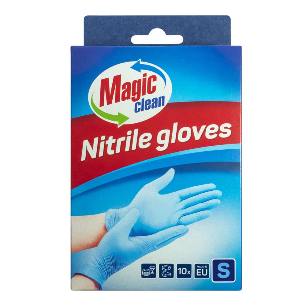 Нитрилни ръкавици Magic Clean 10 броя / размер S