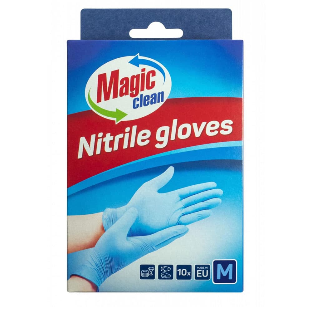 Нитрилни ръкавици Magic Clean 10 броя / размер M