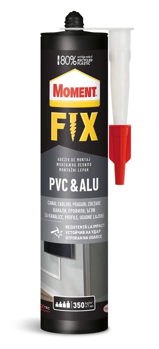 Монтажно лепило Moment Fix PVC & Alu 440г 