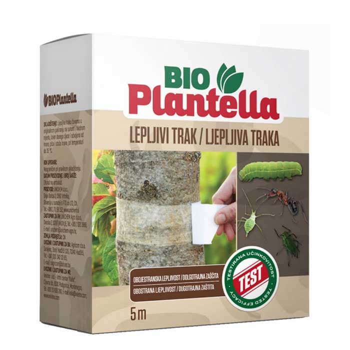 Двустранно лепяща лента против вредители Bio Plantella 5м x 5см
