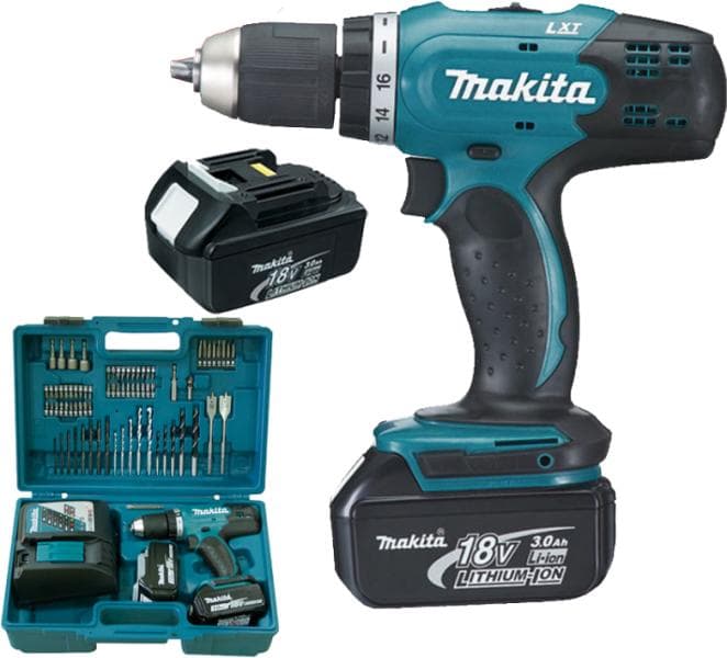 Акумулаторен винтоверт Makita DDF453RFX1 18V 42/27Nm