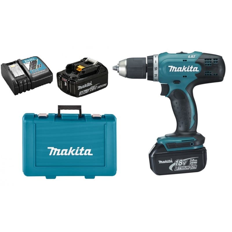 Акумулаторен винтоверт Makita DDF453RFE 18V 27/42Nm с две батерии и зарядно