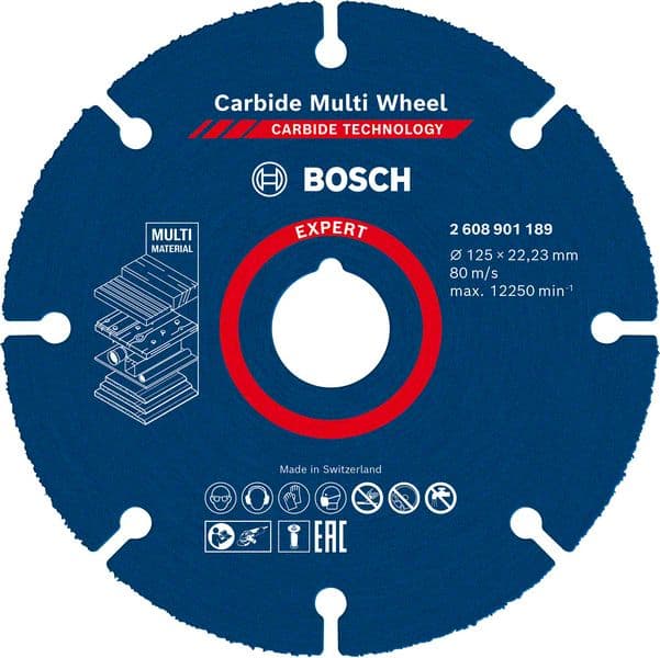 Диск за ъглошлайф Bosch Expert за дърво и пластмаса ø125х22,23мм