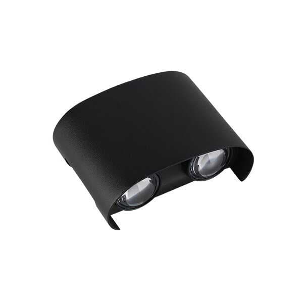 LED стенен осветител Optonica Black Body алуминий 4W IP65 