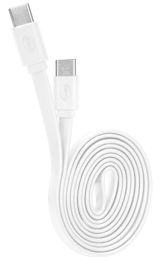 Кабел USB - Type C / USB - Type C Alca бял