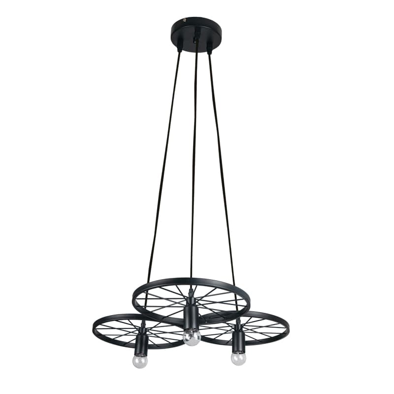 Осветително тяло Wheel SE-P1083/3 E27 черно