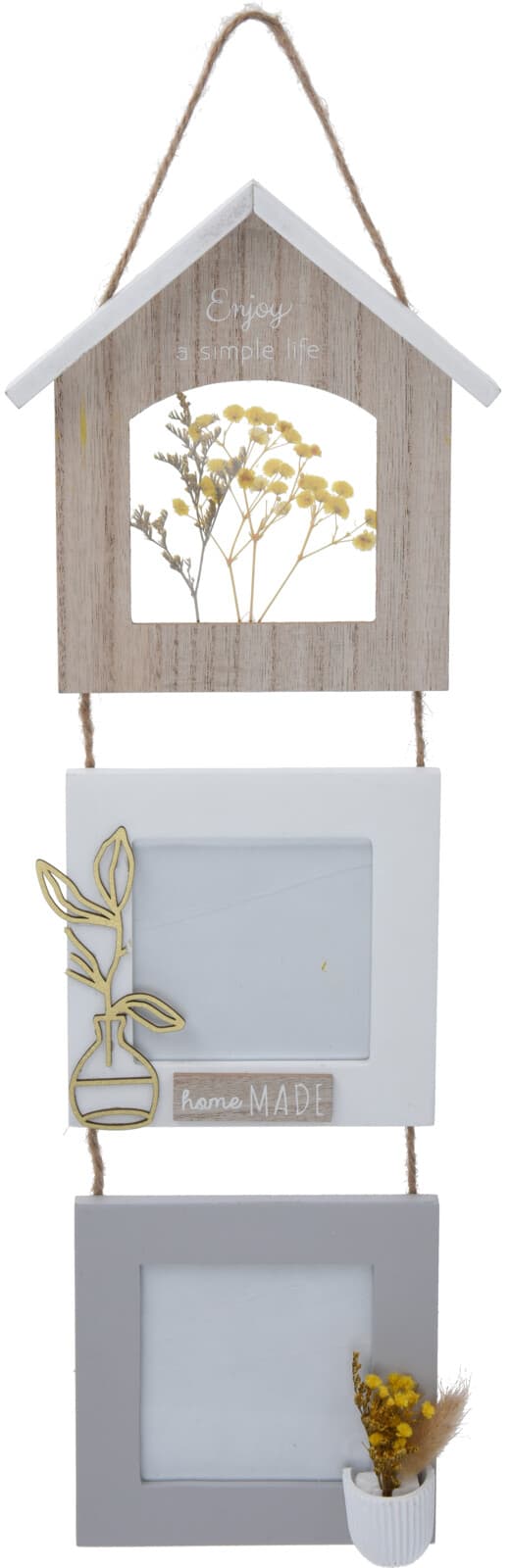 Рамка за 3 снимка Deco Flower 17.5x3x53 см