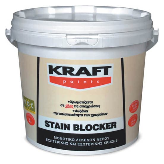 Еко грунд за петна Stain Blocker Aqua Kraft бял 1л