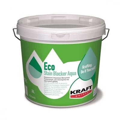 Еко бял грунд за петна Kraft Stain Blocker Aqua 3л
