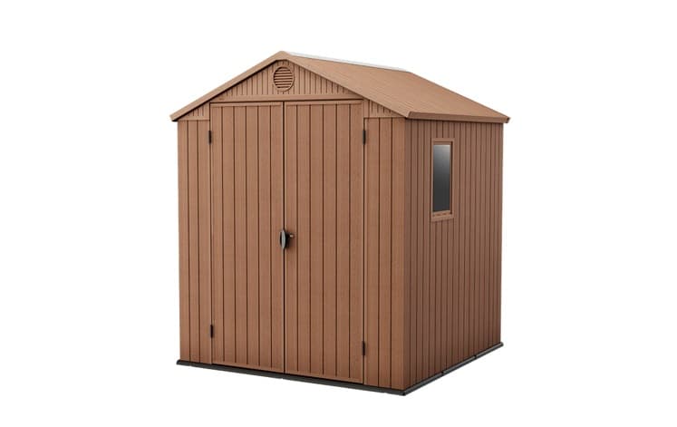 Градински навес барака Keter Darwin 6x6 Brown 221х183х190см