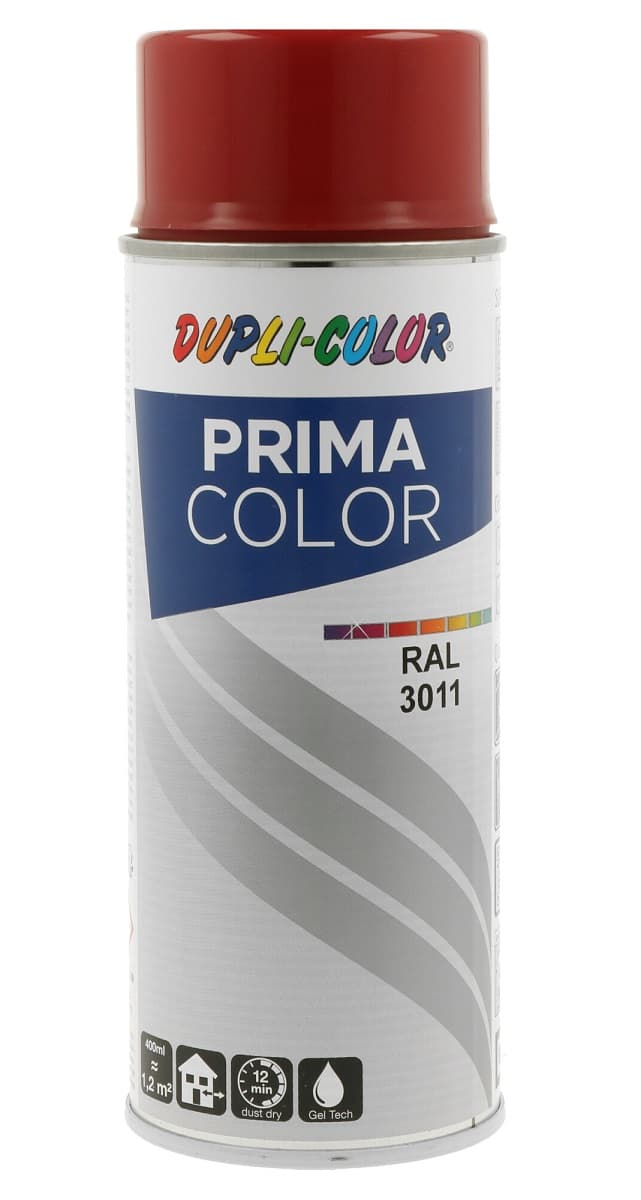 Спрей боя Dupli Color Prima RAL 3011 червен 400 мл