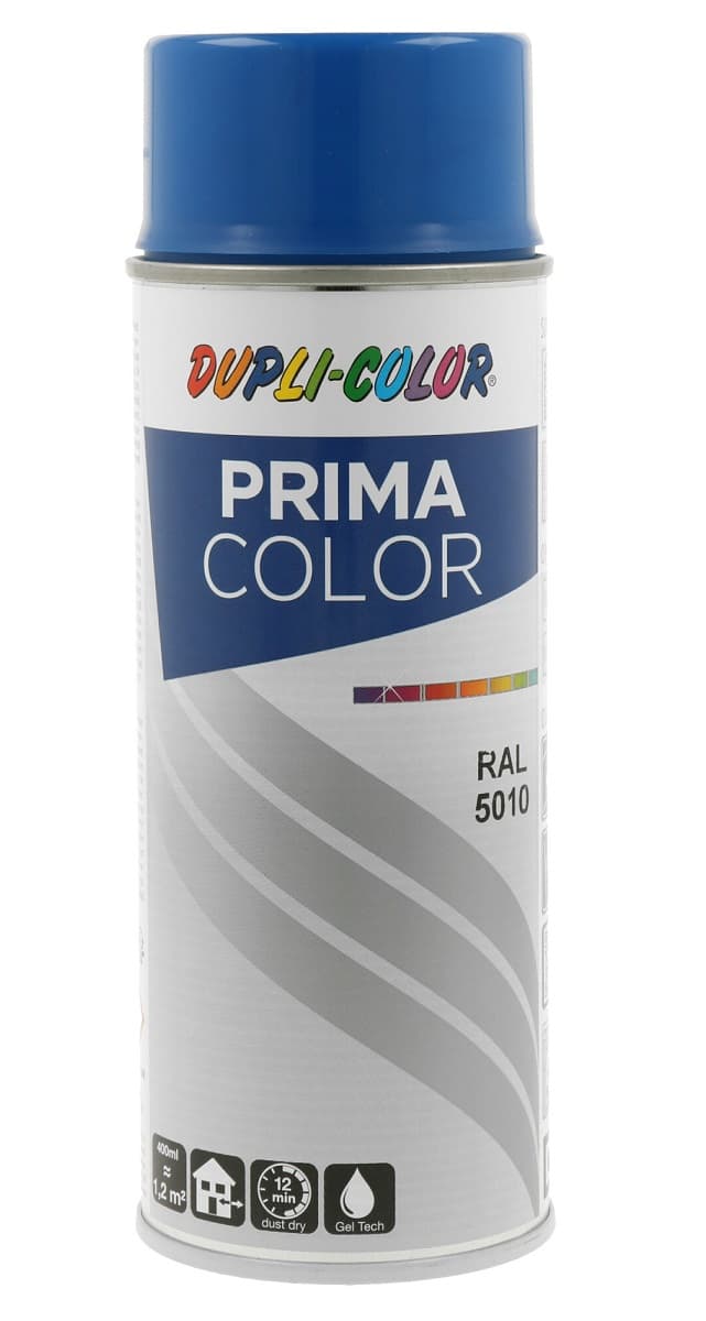 Спрей боя Dupli Color Prima RAL 5010 наситено синьо 400 мл