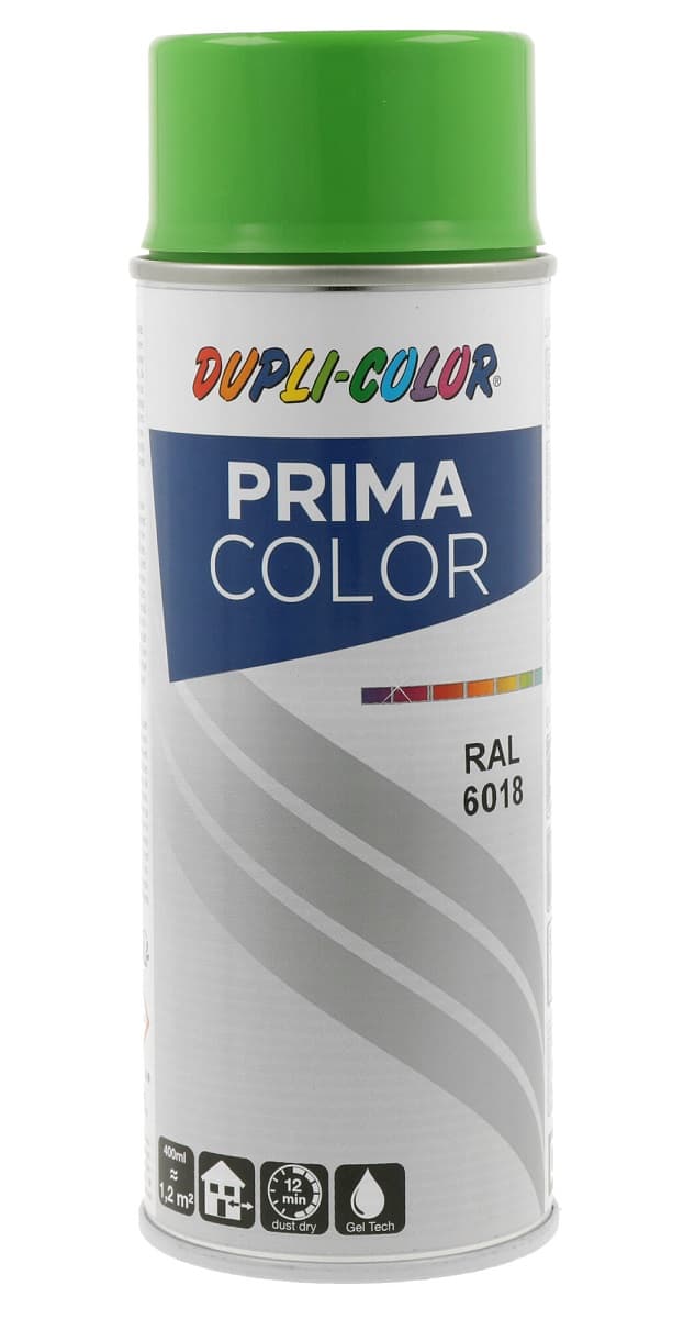 Спрей боя Dupli Color Prima RAL 6018 жълто-зелена 400мл