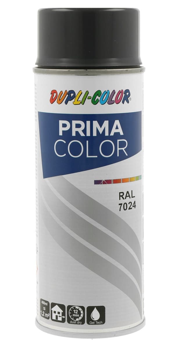 Спрей боя Dupli Color Prima RAL 7024 графитено сиво 400мл