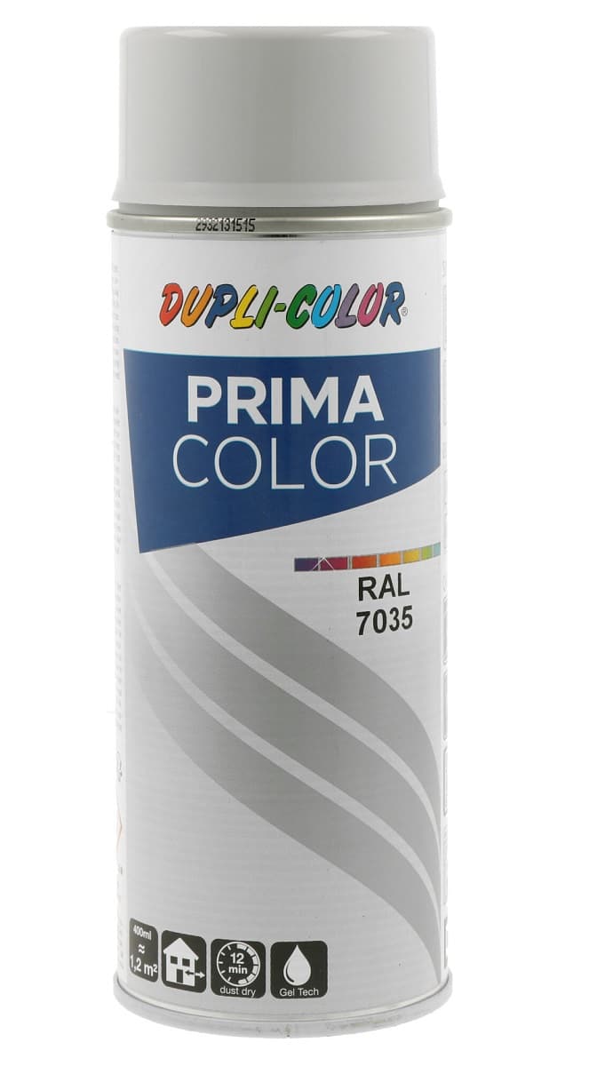 Спрей боя Dupli Color Prima RAL 7035 светлосиво 400мл