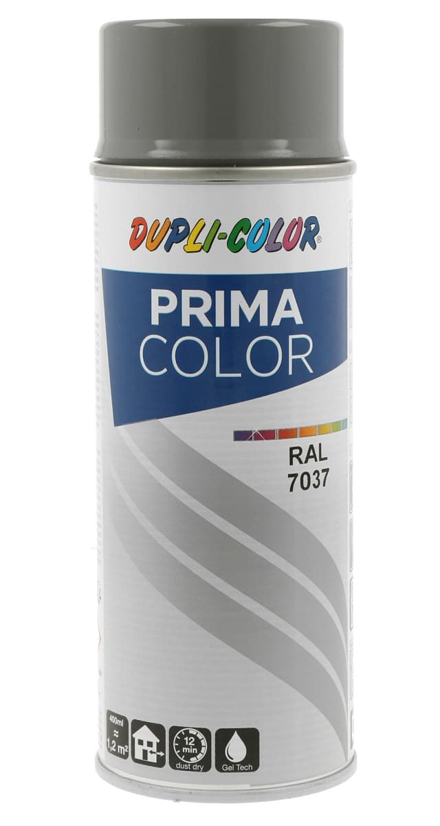 Спрей боя Dupli Color Prima RAL 7037 прахово сиво 400мл