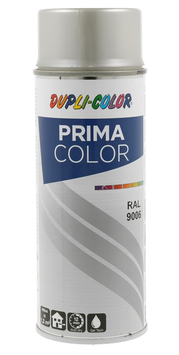 Спрей боя Dupli Color Prima RAL 9006 сребърно сатен 600мл