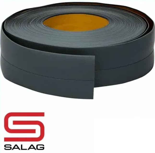 Самозалепващ перваз Salag тъмносив 50мм / 5м