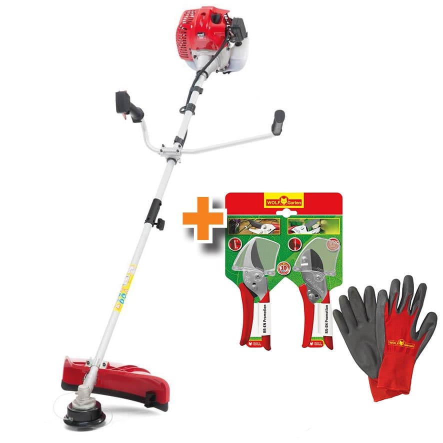 Моторна коса MTD Smart BC 43 с подарък градински ножици RS-EN/RR-EN и ръкавици GH-B 10