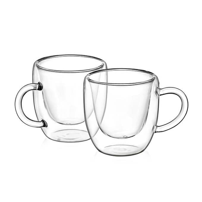 Чаша за еспресо с дръжка Luigi Ferrero Coffeina FR-8014 / 90мл / 2 броя
