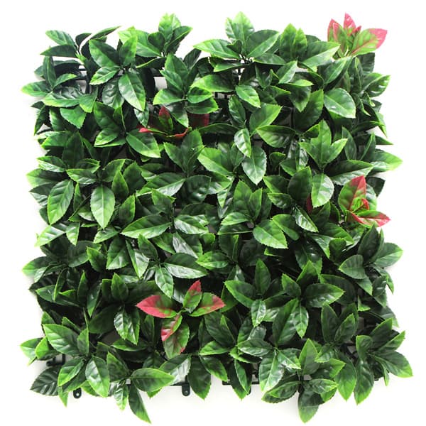 Пано изкуствена зелена декорация My Garden Photinia 50х50 см 