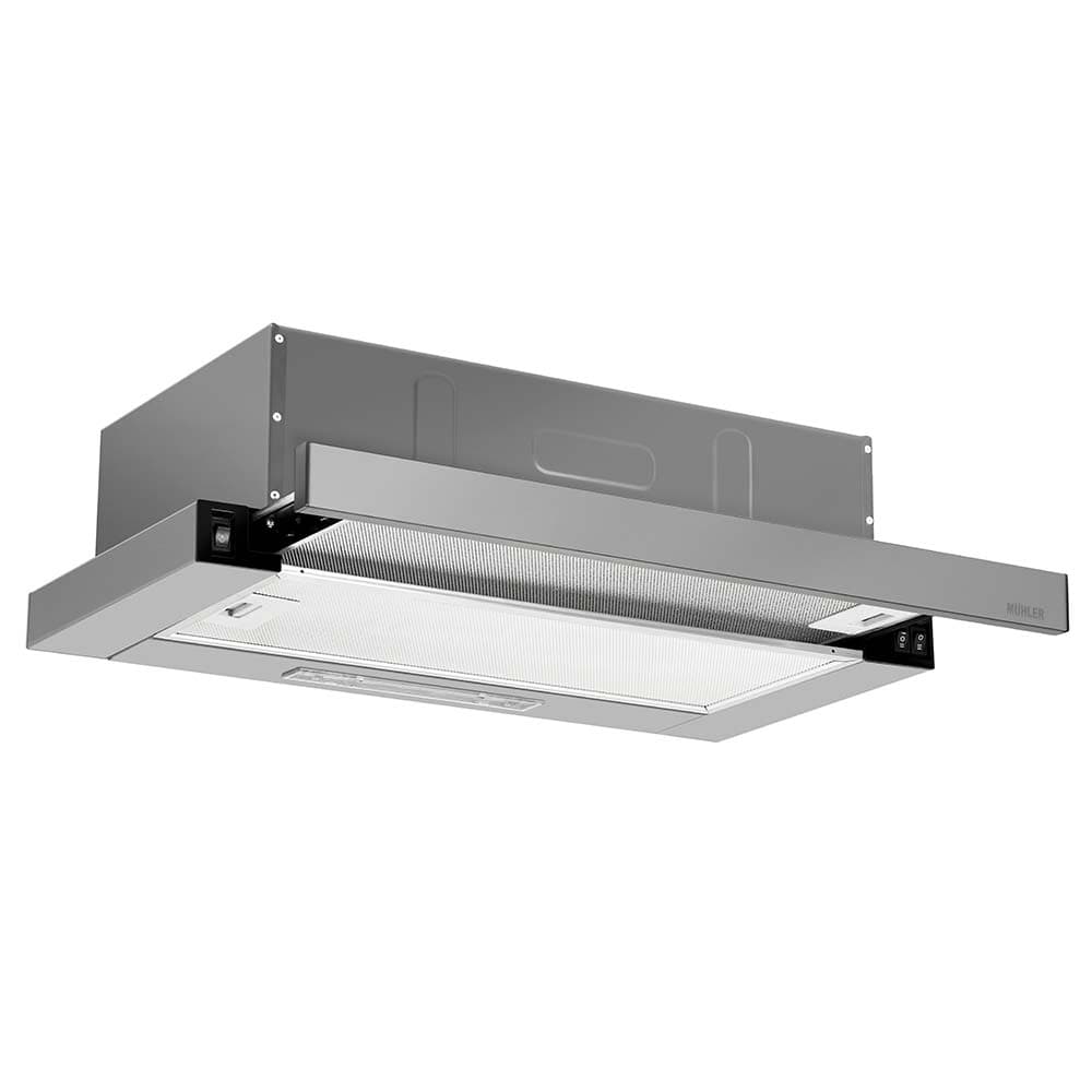 Телескопичен абсорбатор за вграждане Muhler AMK-400 Inox панел 140W