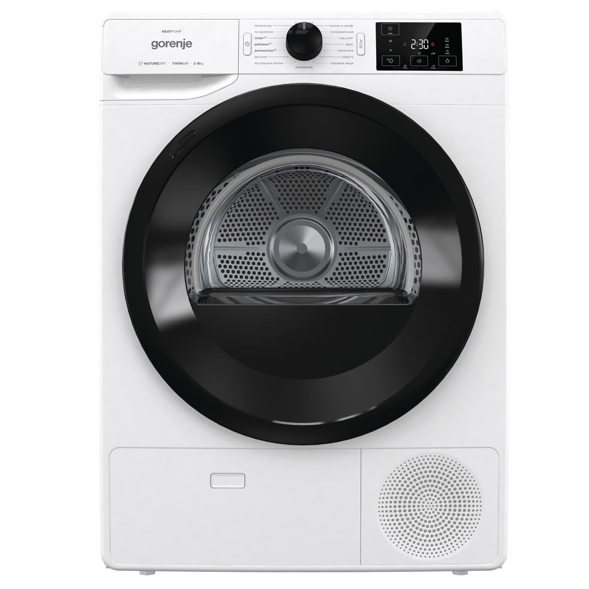 Сушилна машина с термопомпа Gorenje DNE82/GN 8 кг