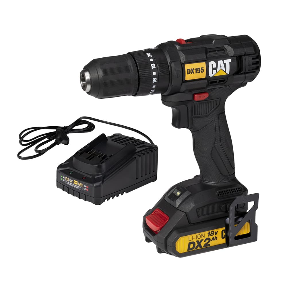 Акумулаторен винтоверт CAT DX155 18V 50Nm с батерия и зарядно