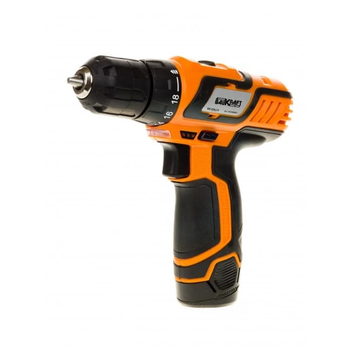 Акумулаторна бормашина Baukraft BK-CDL36 Li-Ion 12V 2x1.5Ah + куфар 