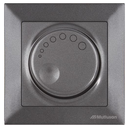 Реостатен ключ 600W Candela Mutlusan тъмносив 