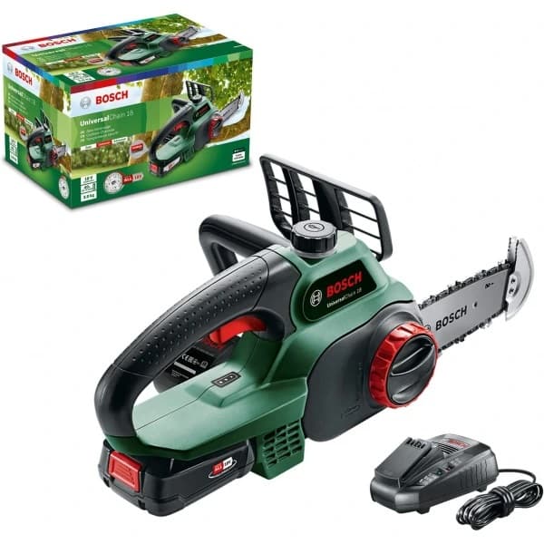Акумулаторна резачка Bosch UniversalChain 18  20см 18V с батерия 2,5Ah и зарядно