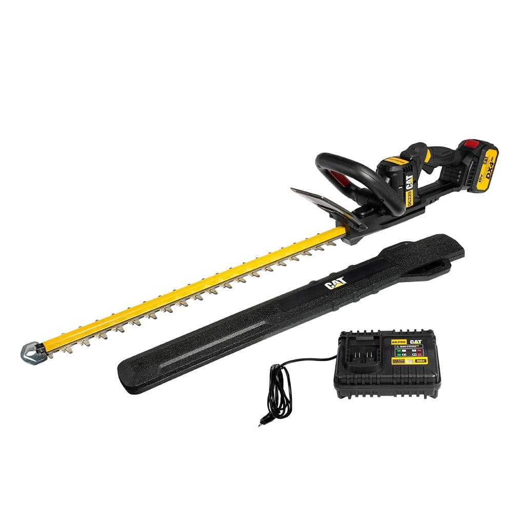 Акумулаторен храсторез CAT DG220 / 61см 18V с батерия 4Ah и зарядно 4A