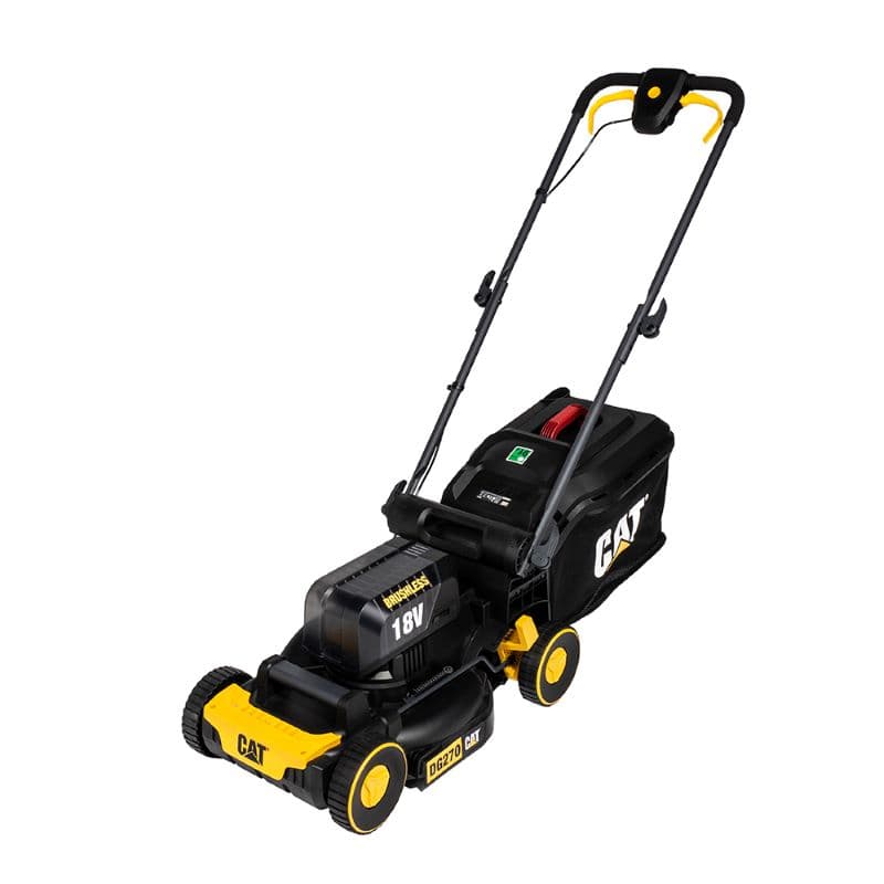Акумулаторна косачка CAT DG270 / 34см 18V с батерия 4Ah и зарядно 4A