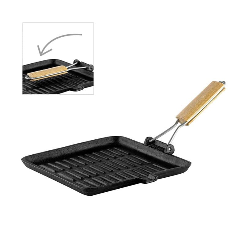Чугунен грил тиган Muhler Tika MR-2416CI NEW 24x24 см