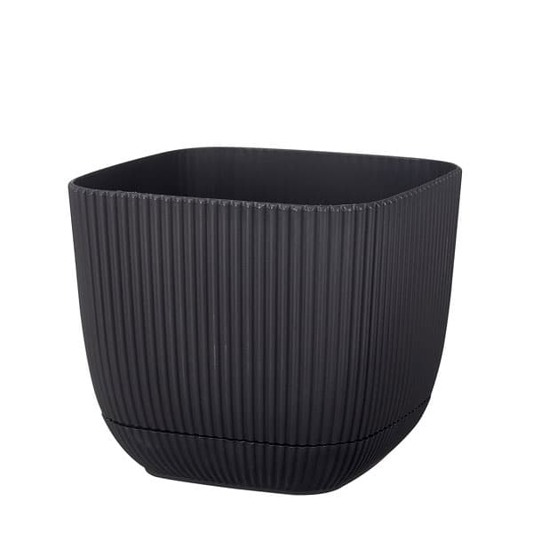 Квадратна саксия 15x15xh13см 1.8л антрацит