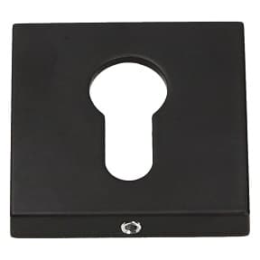 Квадратни розетки секретен ключ Gamet Black Matt 2 броя