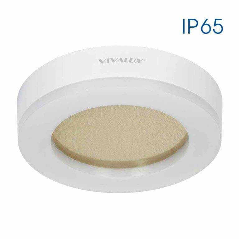 LED плафониера кръг Vivalux Dolce/R 15W WH CL 4000K IP65 бяла