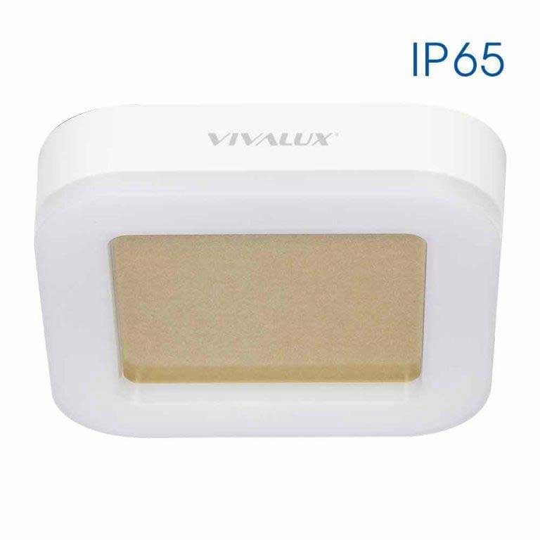 LED плафониера квадрат Vivalux Dolce/SQ 15W WH CL 4000K IP65 бяла
