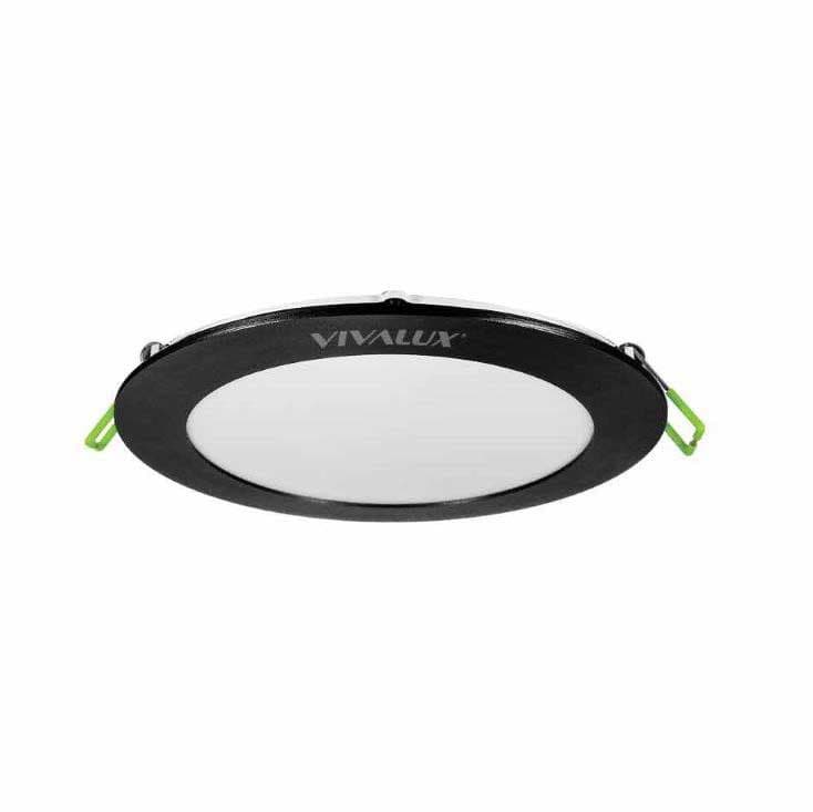 LED панел за вграждане кръг Este BK/CL 12W 4000K черен 