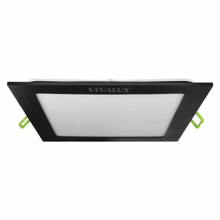 LED панел за вграждане квадрат Grid 12W BK/CL 4000K черен 