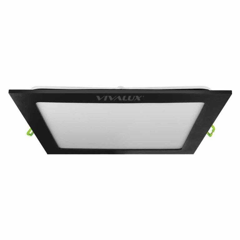 LED панел за вграждане квадрат Grid 18W BK/CL 4000K черен 