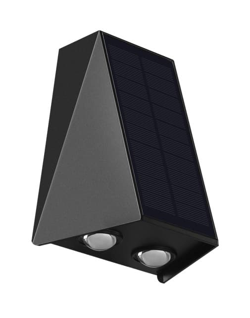 Соларен фасаден осветител LEDMax триъгълник 3.2V 1300mAh