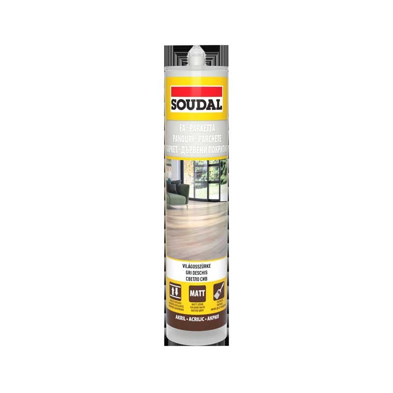 Паркетен уплътнител Soudal светлосив 310мл
