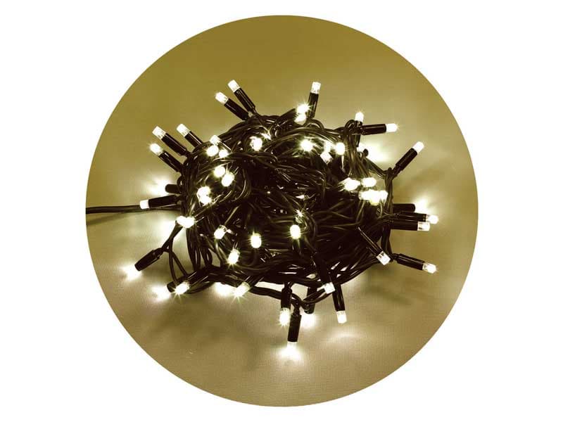 Гирлянд Rubber 100 LED топла светлина 10м IP44