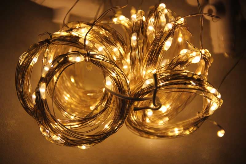 Завеса Купър 300 LED топла светлина 3х3м IP44