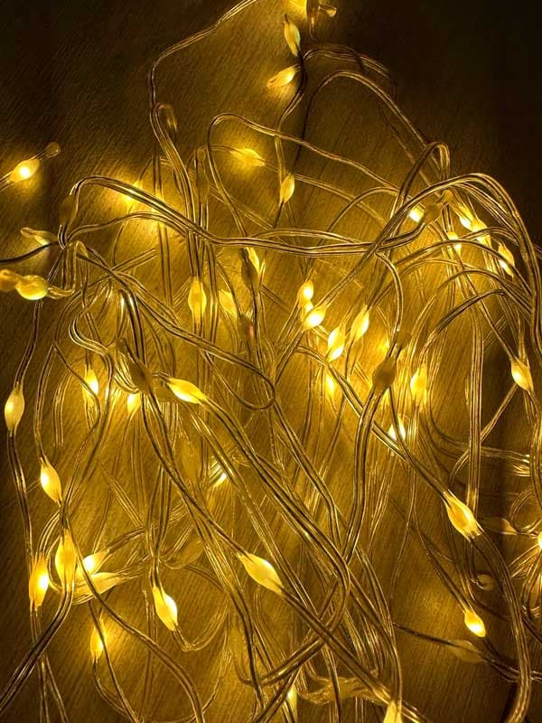 Коледни висулки 100 LED топла светлина IP44