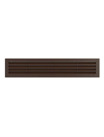 Разглобяема решетка Omson 4409DP / 450х91мм кафява 2 броя