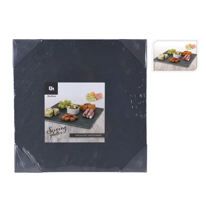 Дъска за сервиране Slate 30x30 см