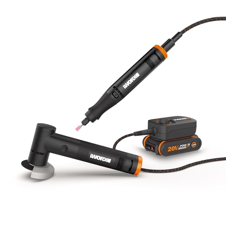 Сет шлифовалка и мини шлайф Worx WX990 / 20V + батерия и зарядно устройство